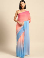 Ahalyaa Women's Traditional wear Saree - Peach | Grocsy