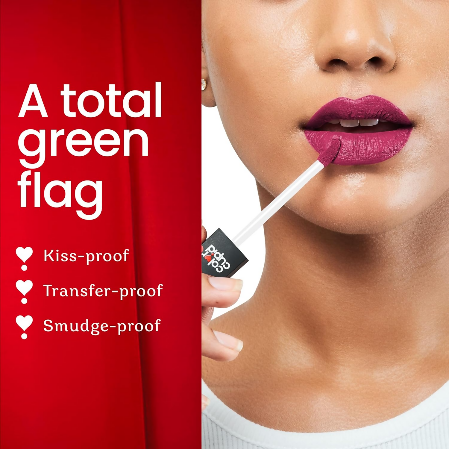 Color Cupid Matte Intense Color 18-Hour Stay Liquid Lipstick - Cupid Pink | Grocsy