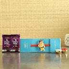Bal Ganesha Rakhi & Dairy Milk Chocolates | Grocsy