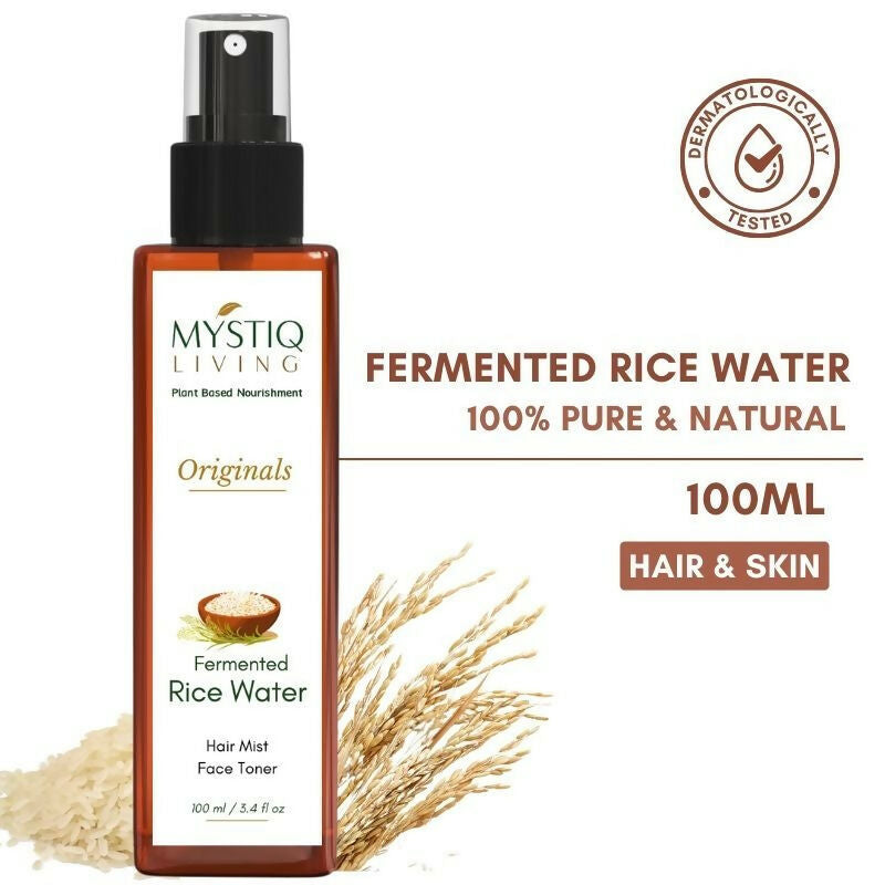 Mystiq Living Fermented Rice Water Toner Spray | Grocsy