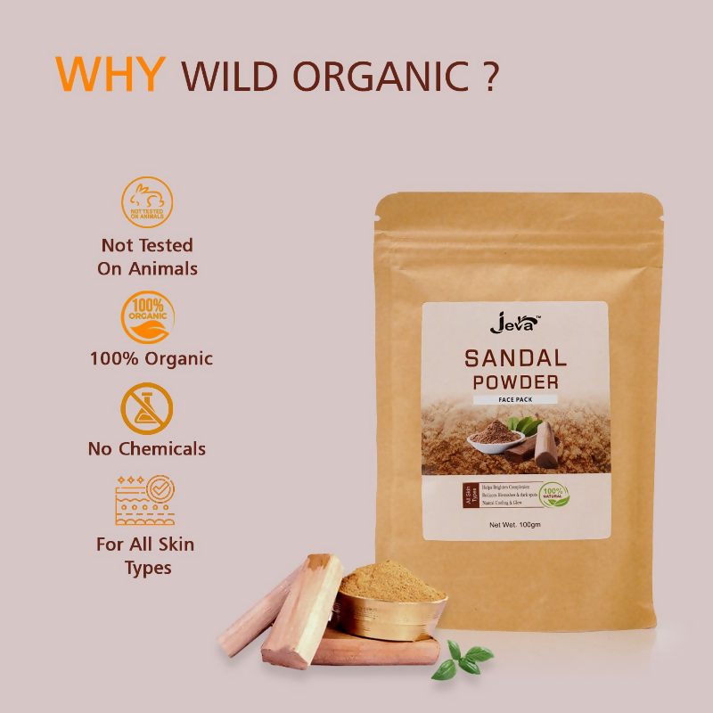 Jeva Sandalwood Powder Face Pack | Grocsy