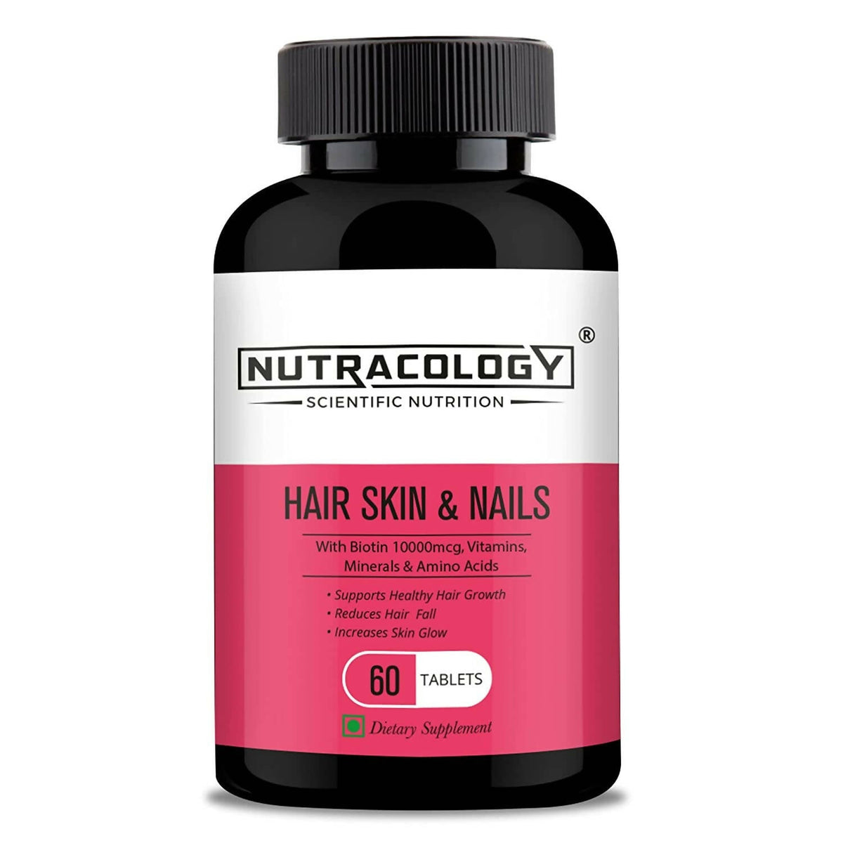 Nutracology Hair Skin & Nails For Hair Growth, Glowing Skin & Strong Nails Tablets | Grocsy