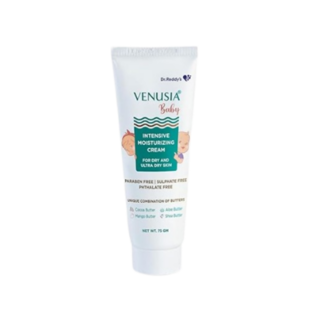 Dr. Reddy's Venusia Baby Intensive Moisturizing Cream | For Dry & Ultra-Dry Skin | Paraben & Sulphate-Free | Grocsy