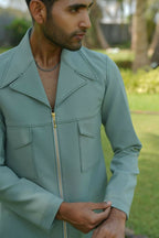 Sandrift Olive Shacket by Hilo Design | Grocsy