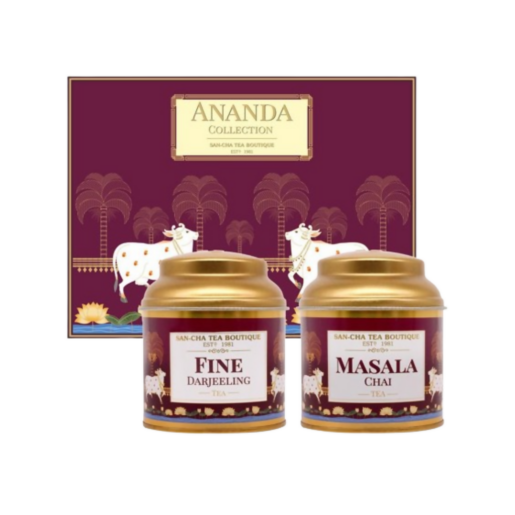 SAN-CHA Tea Boutique Ananda Collection Tea Gift Box | Grocsy