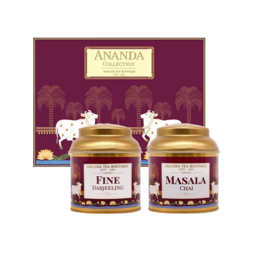 SAN-CHA Tea Boutique Ananda Collection Tea Gift Box | Grocsy