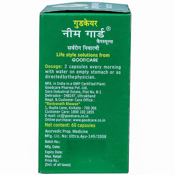 Goodcare Neem Guard Capsules - Limited Time Offer - Swadesiicart