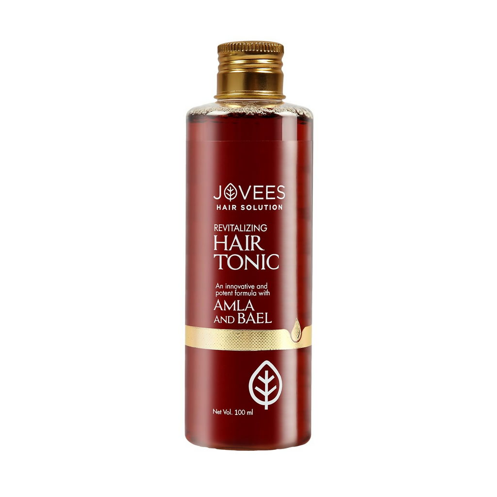 Jovees Revitalising Amla & Bael Hair Tonic For Long, Strong & Thick Hair | Grocsy