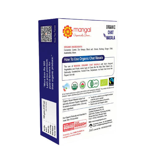 Mangal Organics Chat Masala Powder | Grocsy