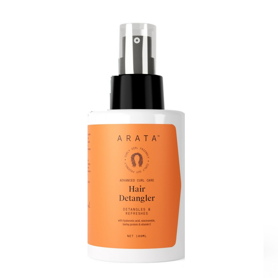 Arata Curl Hair Detangler With Hyaluronic Acid, Niacinamide - Detangles & Strengthens Curls | Grocsy