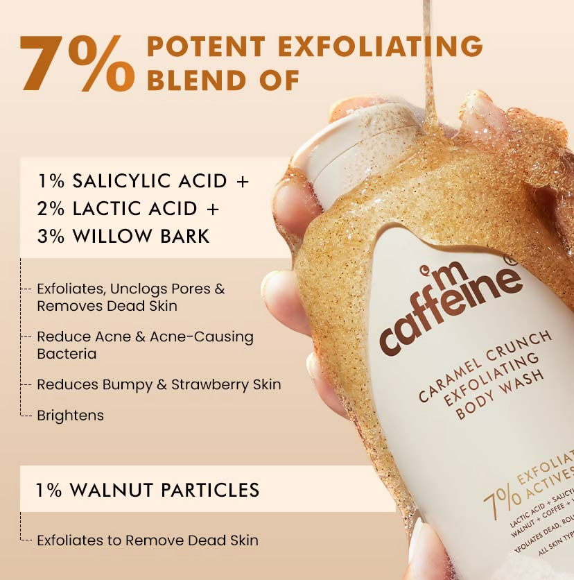 mCaffeine De-Tan & Exfoliating Body Washes | Grocsy