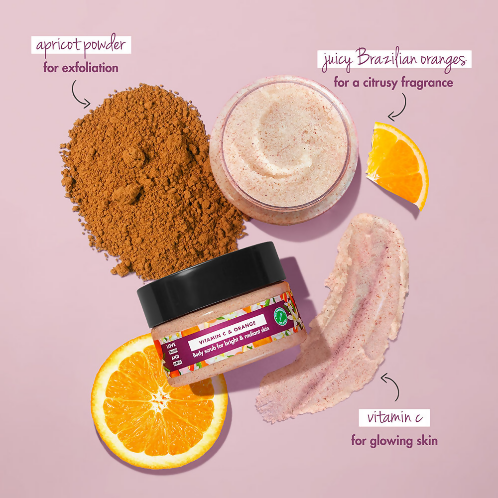 Love Beauty And Planet Vitamin C & Orange Body Scrub | Grocsy