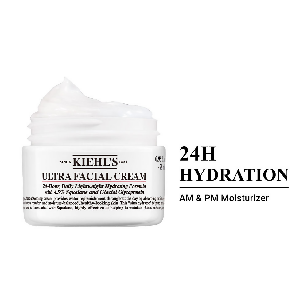 Kiehl's Ultra Facial Cream With 24 Hour Hydration - Moisturizer For Softer, Hydrated Skin | Grocsy