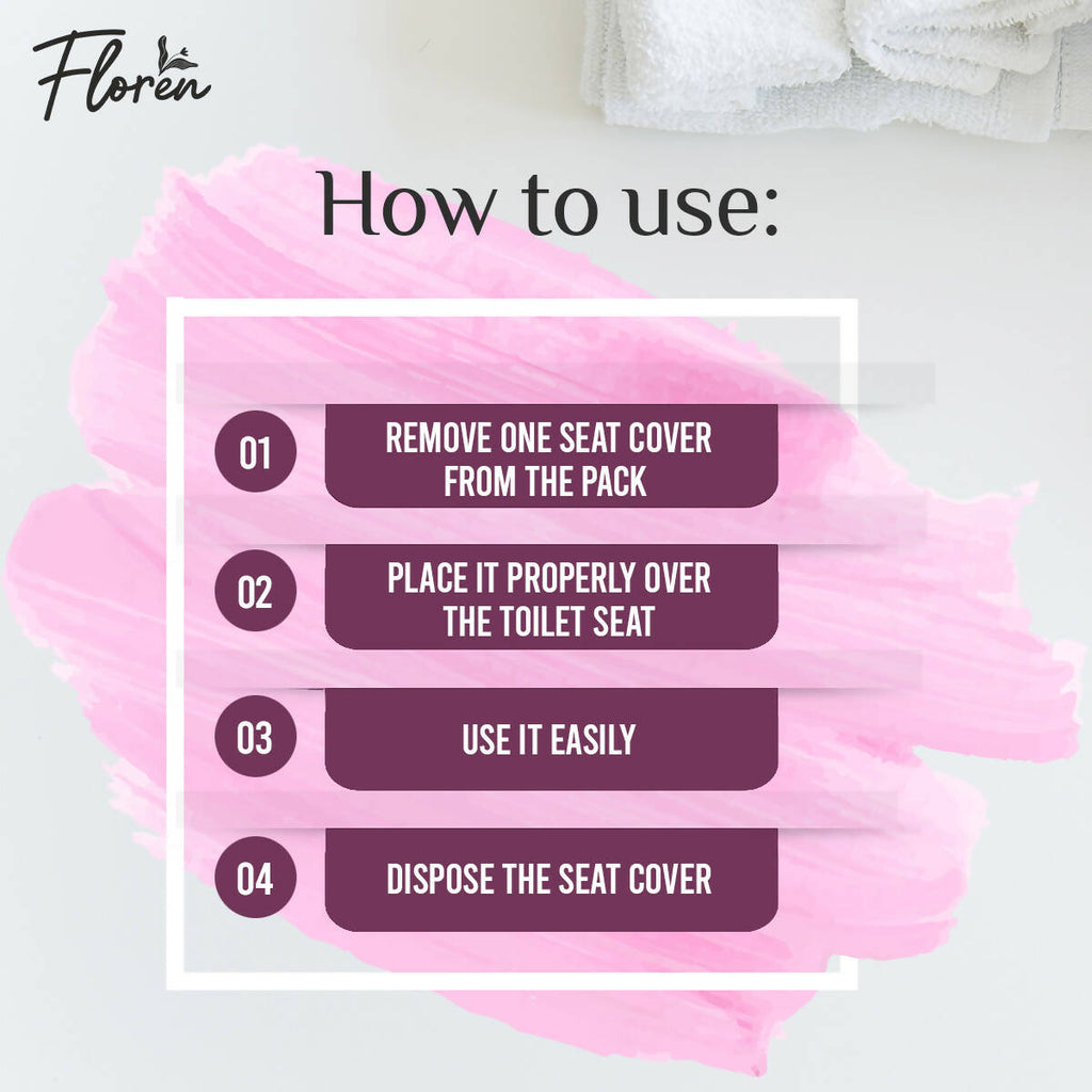 Floren Disposable Toilet Seat Covers | Grocsy