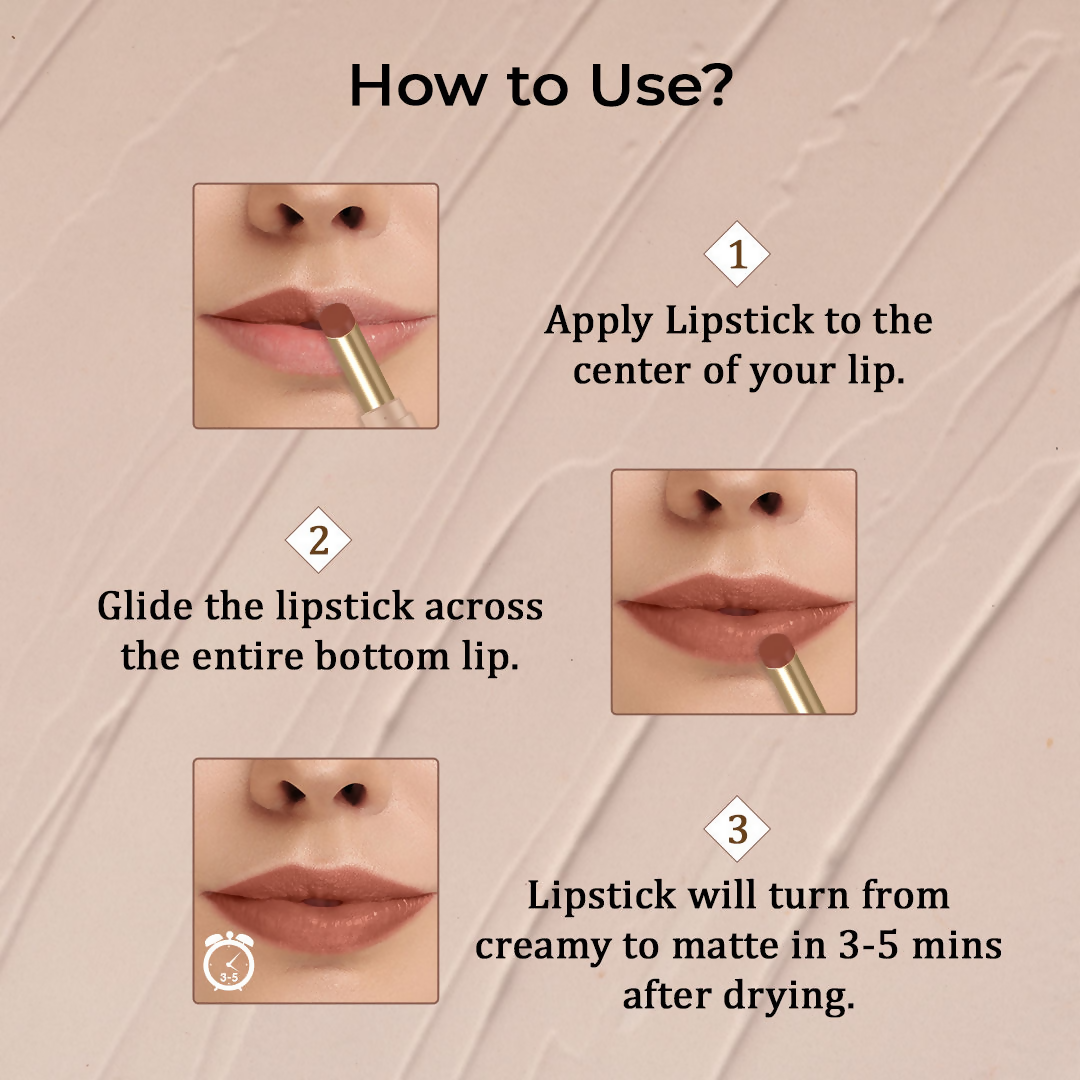 The Natural Wash Silky Matte Fusion Longstay Bullet Lipstick - Cosmic Pink | Grocsy
