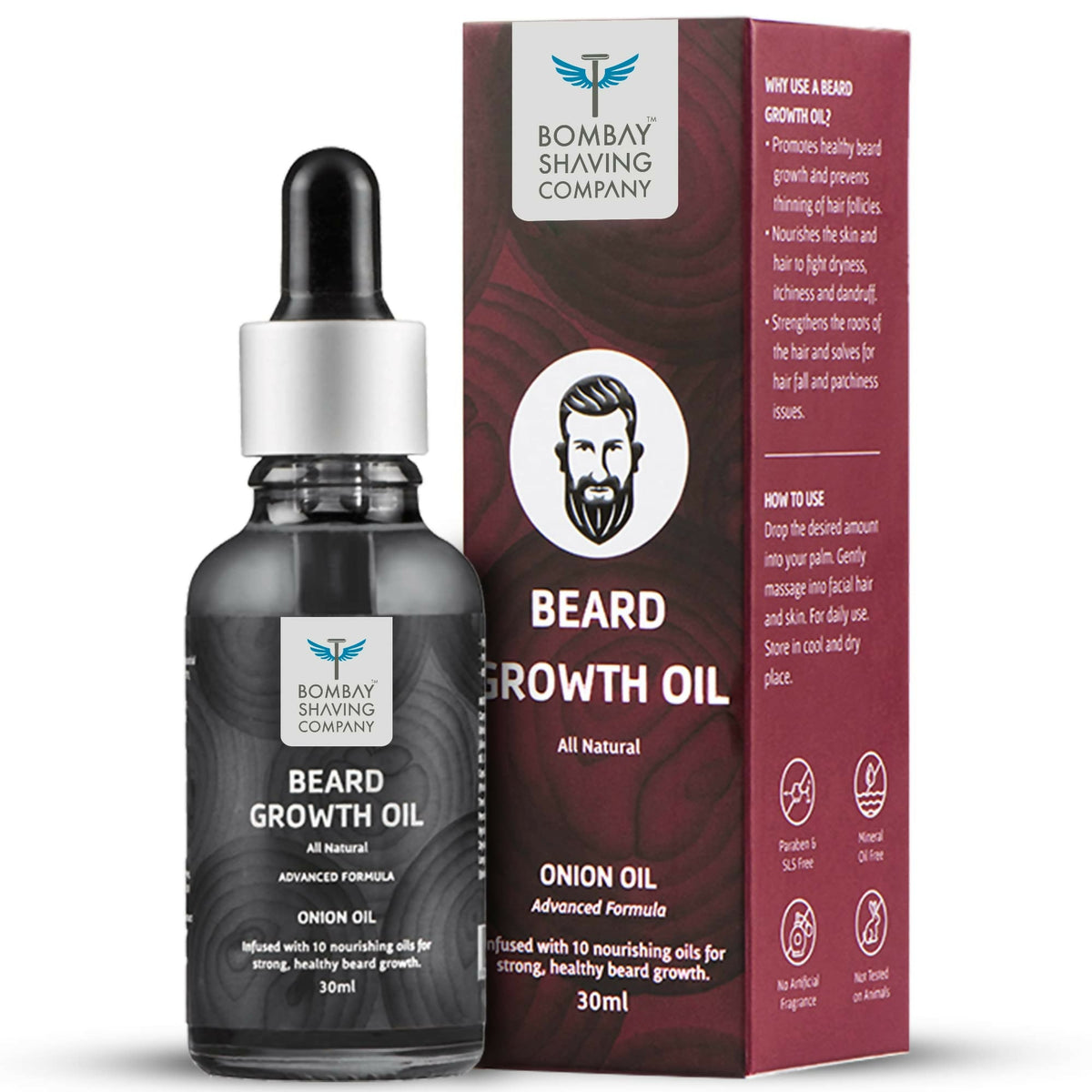 Bombay Shaving Company Beard Growth Onion Oil | Grocsy