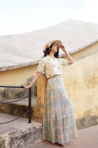 Juniper Pastel Green Whisper Co-Ord Set | Grocsy