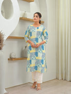Juniper Multi Color Straight Kurta | Grocsy