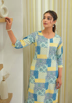 Juniper Multi Color Straight Kurta | Grocsy