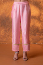 Juniper Peach Bloom Tassel Kurta Co-Ord | Grocsy