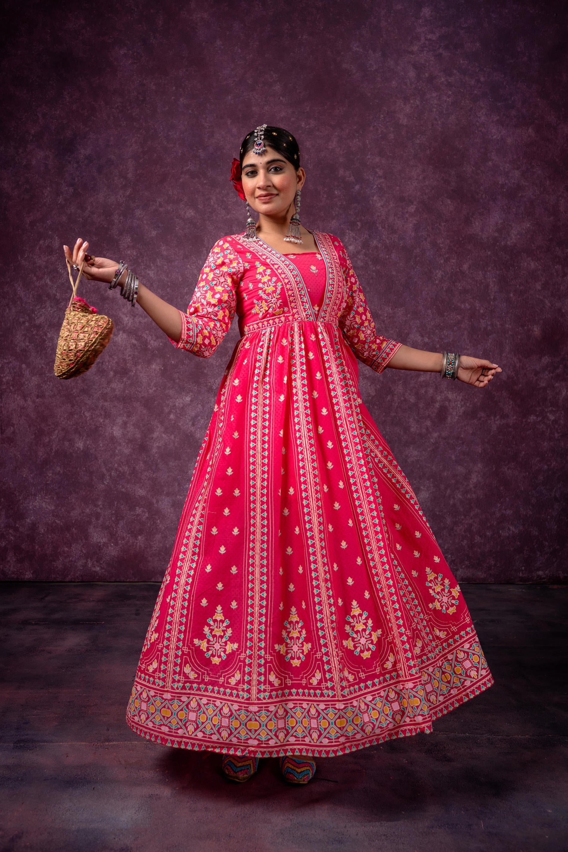 Juniper Gulnaar Heritage Anarkali | Grocsy
