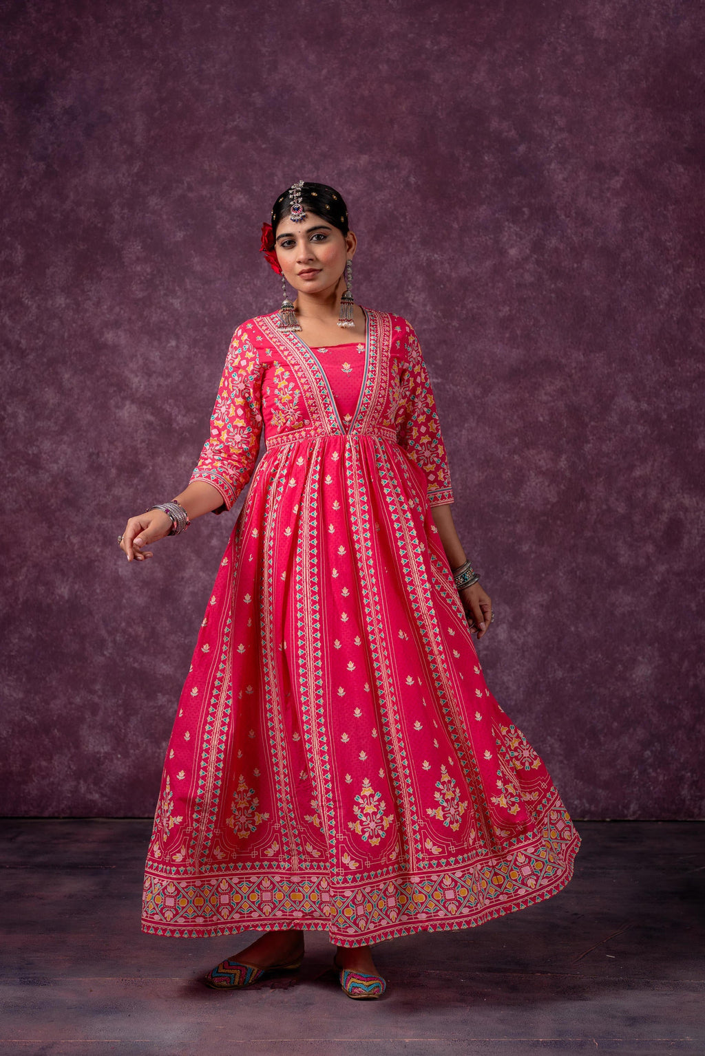 Juniper Gulnaar Heritage Anarkali | Grocsy