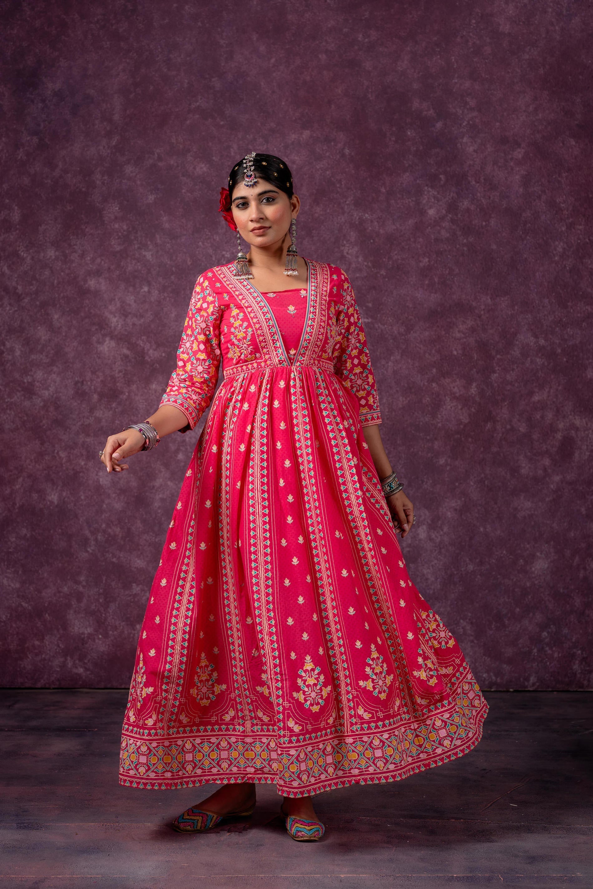Juniper Gulnaar Heritage Anarkali | Grocsy