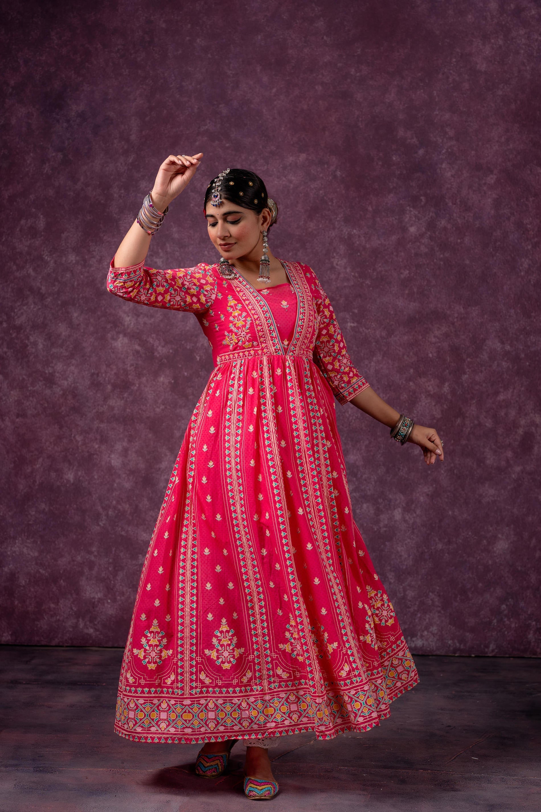 Juniper Gulnaar Heritage Anarkali | Grocsy