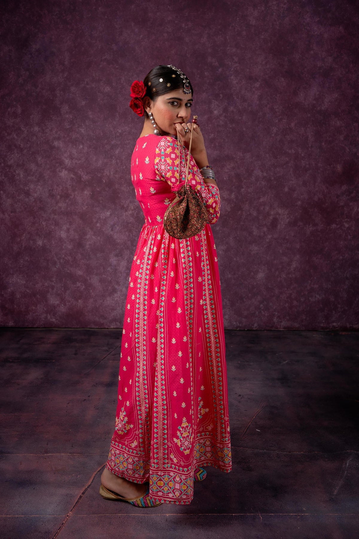 Juniper Gulnaar Heritage Anarkali | Grocsy