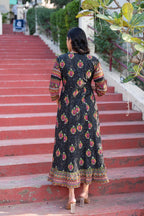 Juniper Women Printed Floral Fit & Flared Dress | Grocsy