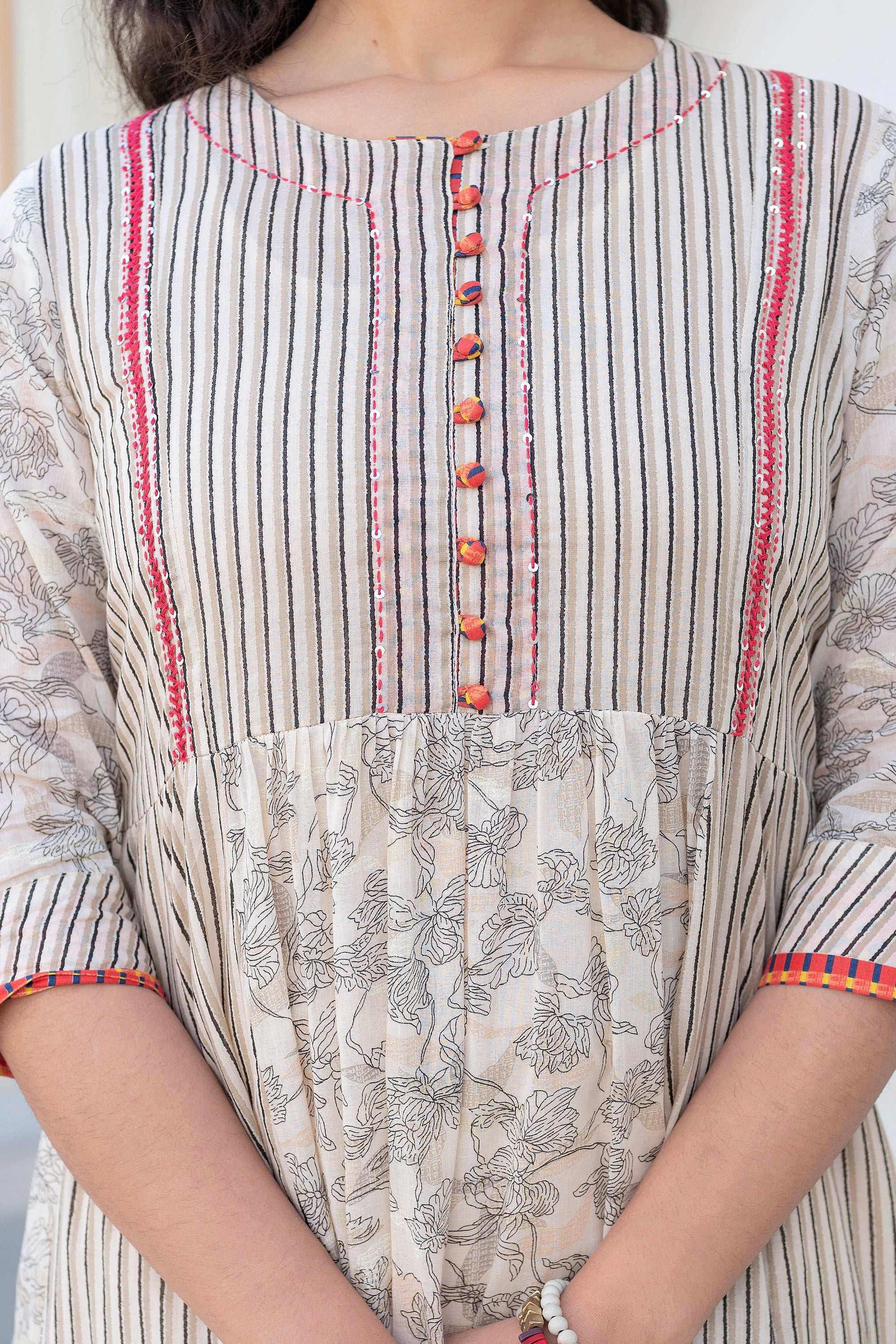 Juniper Women Printed Kurta and Palazzo Set | Grocsy