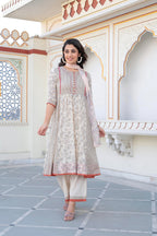Juniper Women Printed Kurta and Palazzo Set | Grocsy