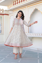 Juniper Women Printed Kurta and Palazzo Set | Grocsy