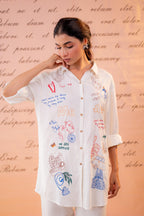 Juniper Cotton Scribble Muse Co-Ord Set | Grocsy
