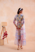 Juniper Pastel Patch Garden Tiered Maxi Dress | Grocsy