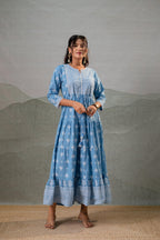 Juniper Neel Kamal Tiered Anarkali Dress | Grocsy