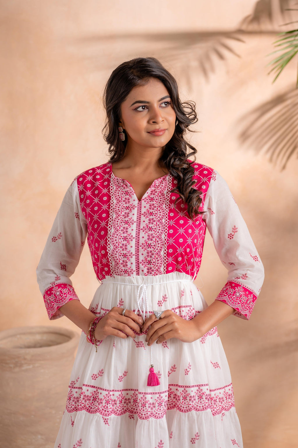 Juniper Fuchsia Heritage Tier Dress | Grocsy