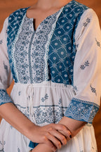 Juniper Indigo Heritage Tier Dress | Grocsy