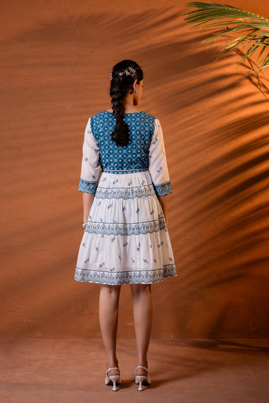 Juniper Indigo Heritage Tier Dress | Grocsy