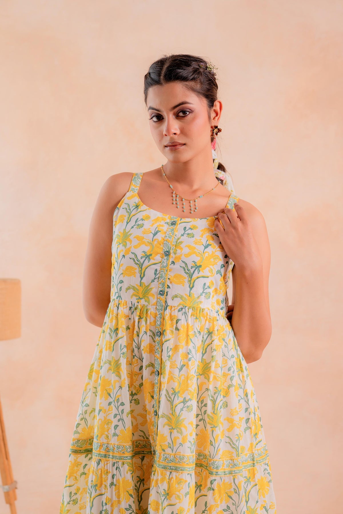 Juniper Sunlit Meadow Tiered Dress | Grocsy