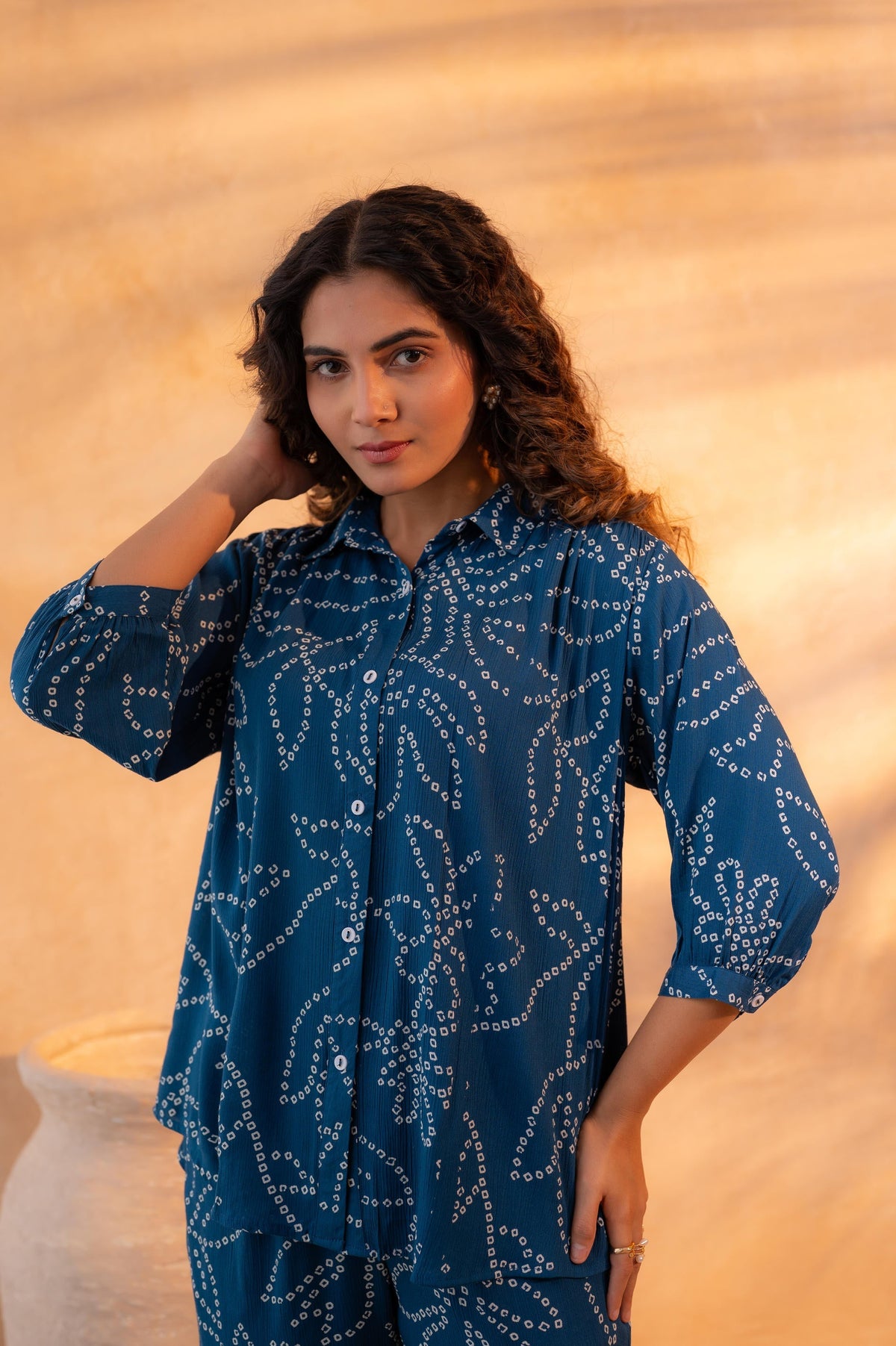 Juniper Indigo Whisper Co-Ord Set | Grocsy