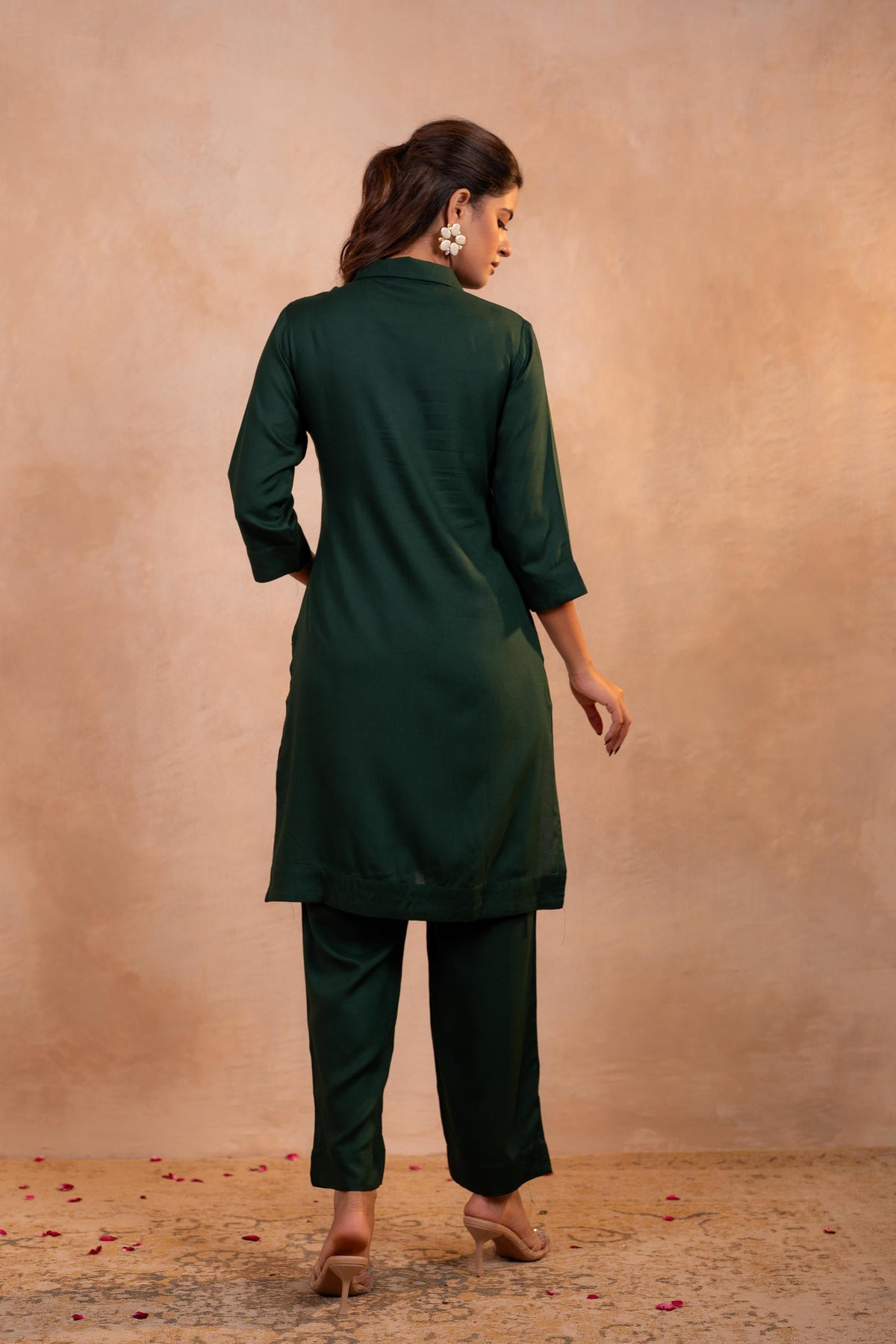 Juniper Forest Bloom Printed Kurta Set | Grocsy