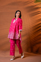 Juniper Gulnaar Festive Printed Kurta Set | Grocsy