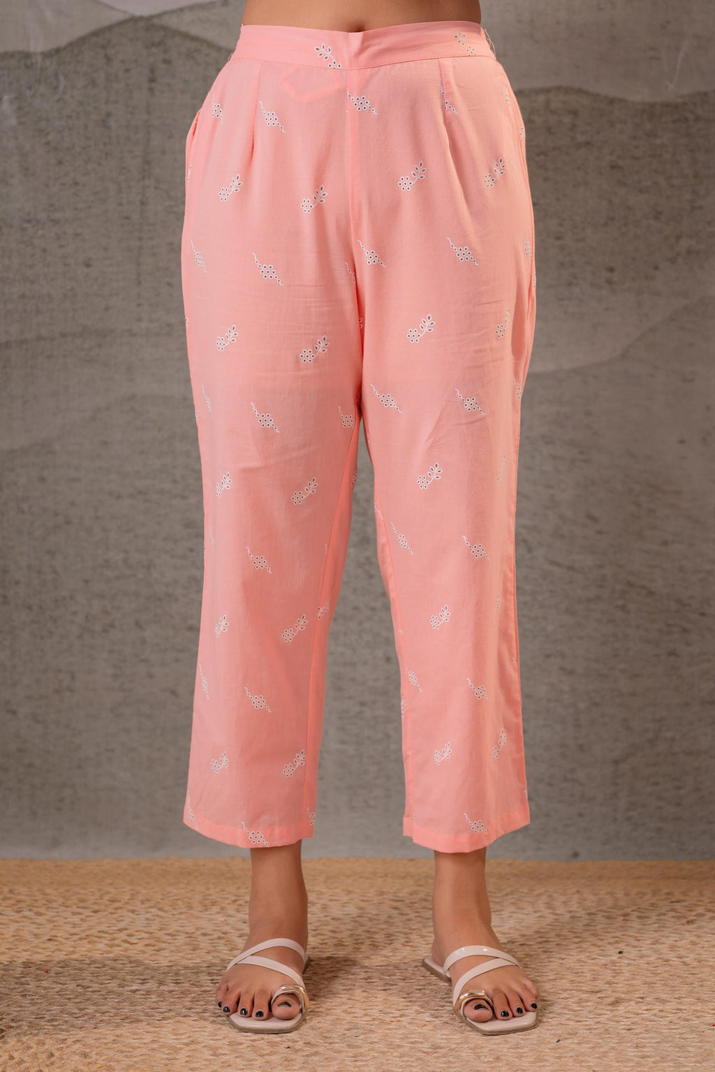 Juniper Pastel Festive Printed Kurta Set | Grocsy