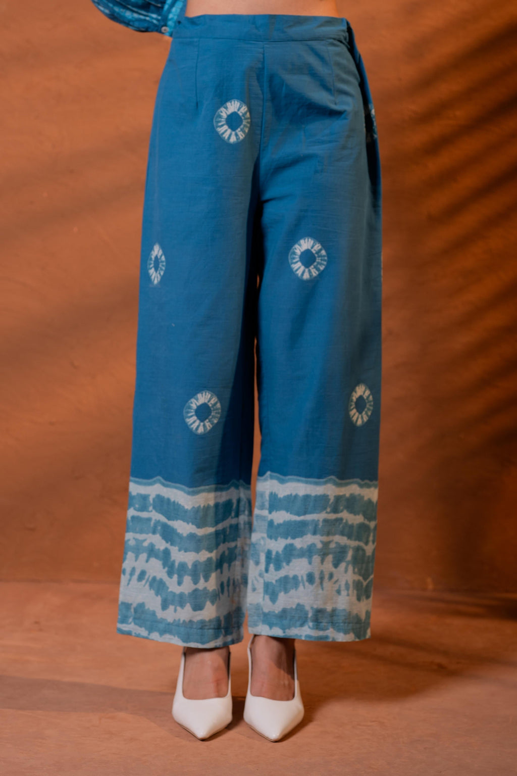 Juniper Neel Rekha Indigo Tunic Set | Grocsy