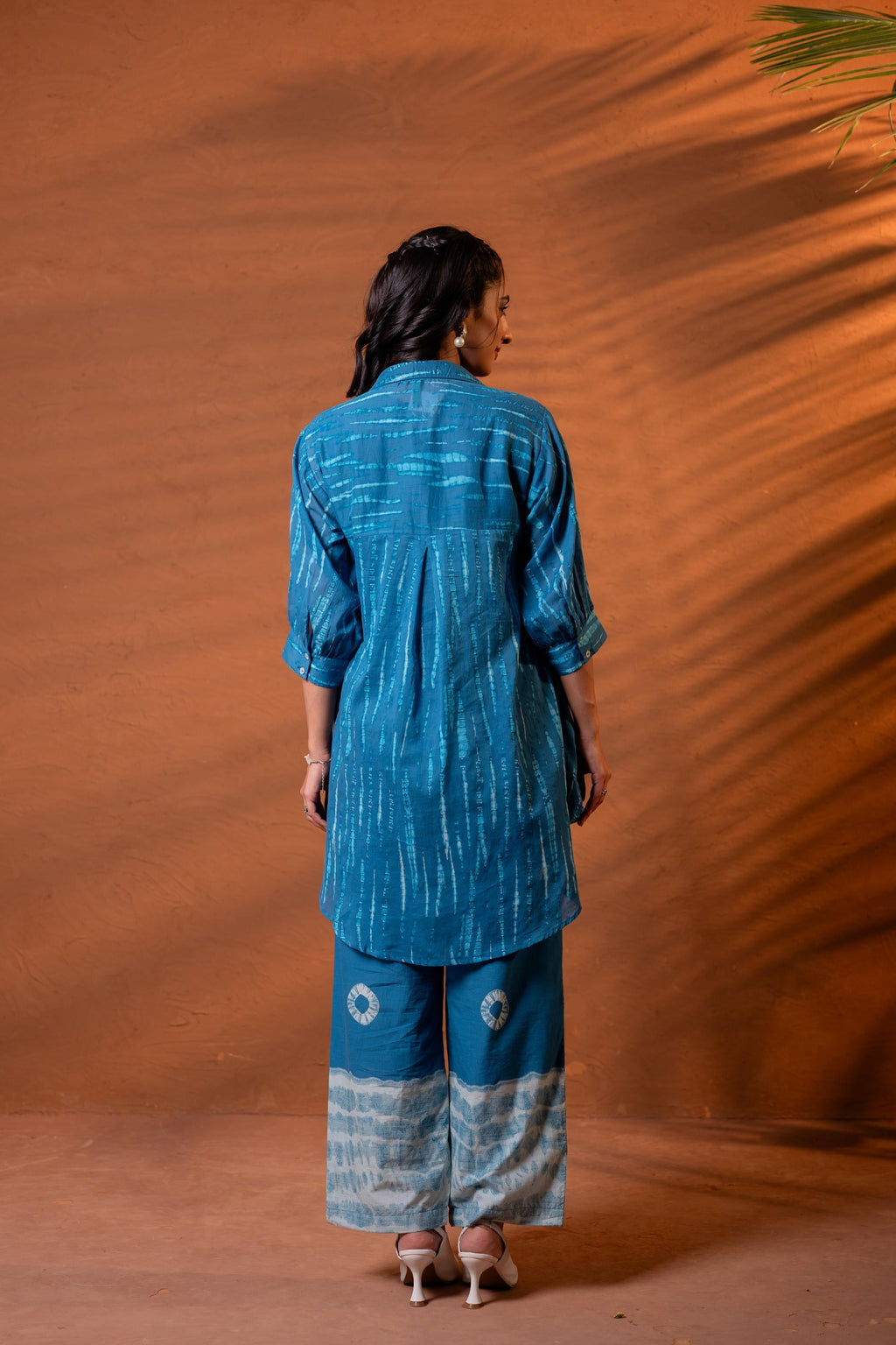 Juniper Neel Rekha Indigo Tunic Set | Grocsy