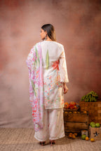 Juniper Gulnaar Garden Printed Kurta Set | Grocsy