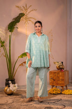 Juniper Mint Whisper Relaxed Co-ord Set | Grocsy