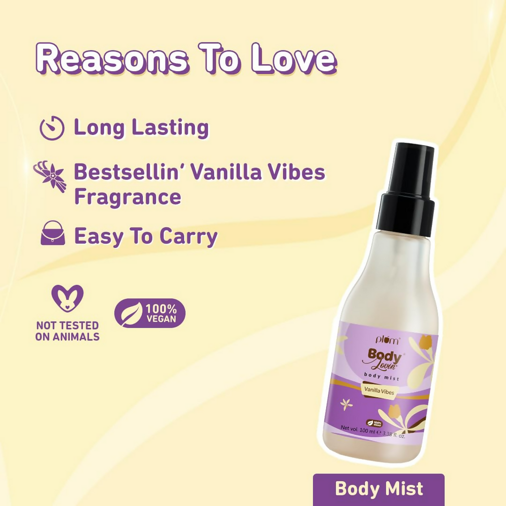 Plum BodyLovin' Vanilla Vibes Bath & Body Gift Set | Grocsy