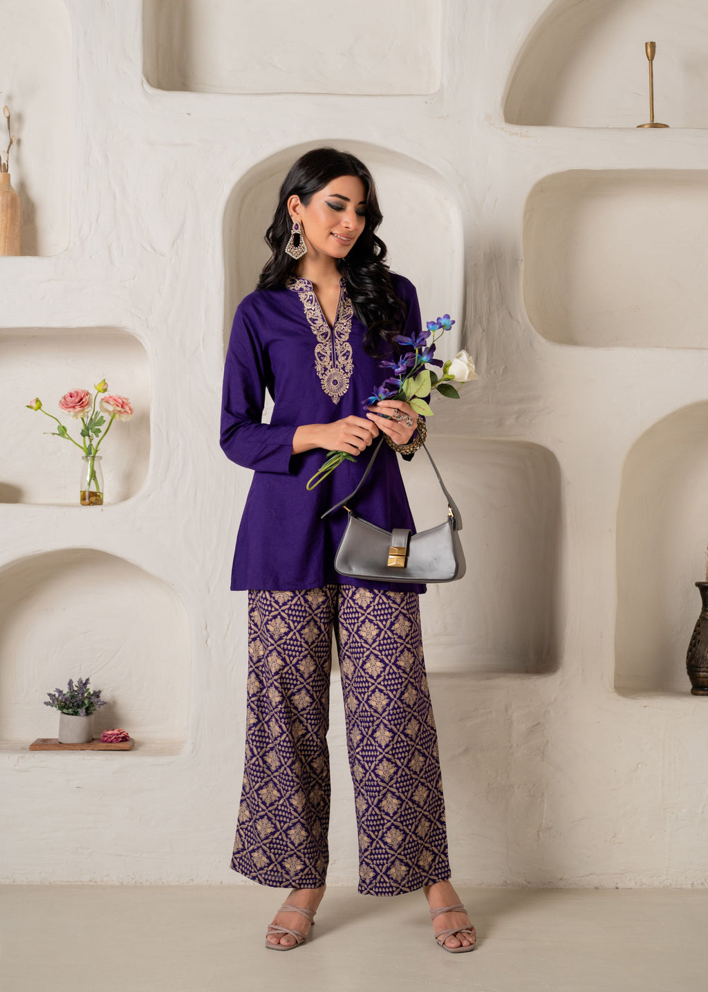 Juniper Indigo Royal Geometry Set | Grocsy
